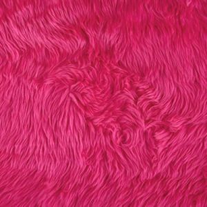 Faux Fur Luxury Shag Neon Pink