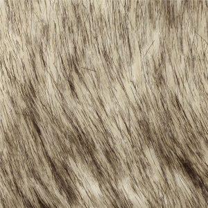 Russian Husky White/Brown Faux Fur